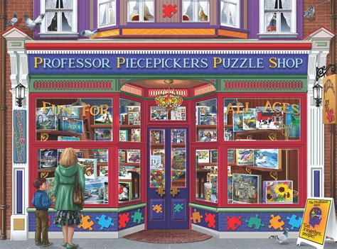 Professor Puzzle Shop - 1000pc Jigsaw Puzzle By Sunsout ...