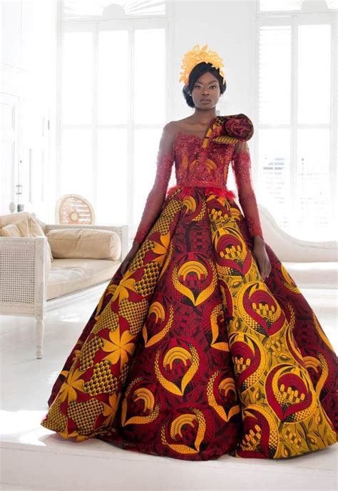 Robe De Mariée Africaine Vlisco Robe Africaine La Mariée Inoubliable Robes De Mariée
