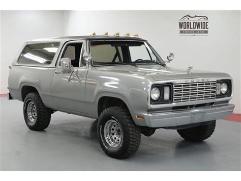 1978 Dodge Ramcharger For Sale Cc 1144656