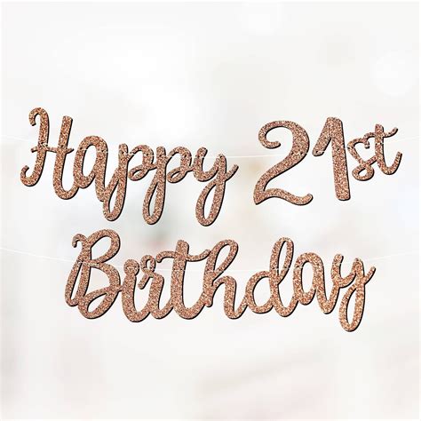 Personalised Custom 21st Birthday Banner Party Decorations Any Etsy