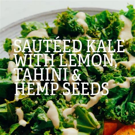 Minimalist Baker On Instagram New Sautéd Kale With Lemon Tahini And