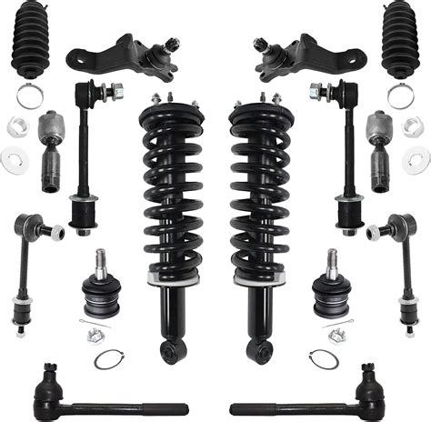 Detroit Axle 4wd V6 Front Struts Wcoil Spring Ball
