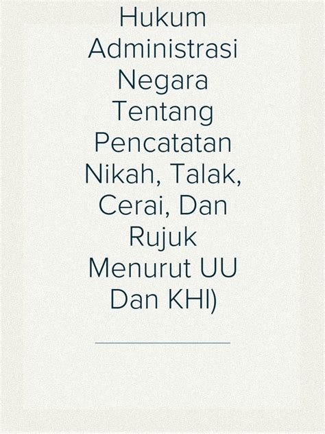 Free online translation from french, russian, spanish, german, italian and a number of other languages into english and back, dictionary with transcription, pronunciation, and examples of usage. Makalah HKI (Hukum Administrasi Negara Tentang Pencatatan ...