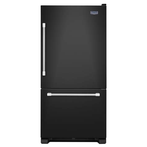 Maytag 221 Cu Ft Bottom Freezer Refrigerator With Single Ice Maker Ice