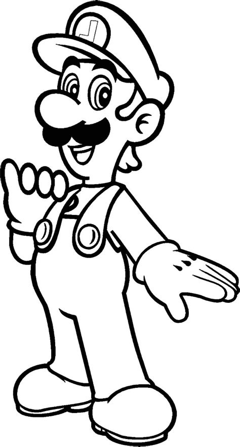 Luigi Coloring Pages Mario Coloring Pages Coloring Pages Mario And