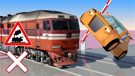 Vids For Kids In 3d Hd Train Cars And Railroad Crossings Crashes 1