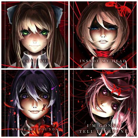 Ddlc Girls Fan Art Creepy