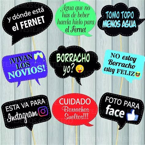 Kit Imprimible Photo Props Carteles Con Frases Fiestas Boda My Xxx Hot Girl