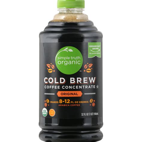 Simple Truth Organic Coffee Concentrate Original Cold Brew 32 Oz Instacart