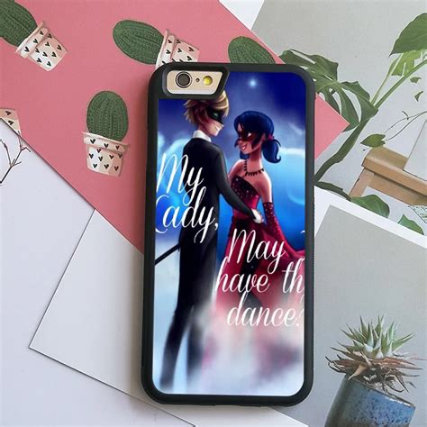 Skeros Miraculous Ladybug Marinette Adrien Cover Cell Phone Case For