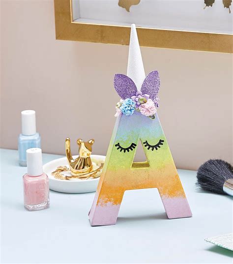 How To Make A Unicorn Letter Unicorn Crafts Unicorn Letter Unicorn Letters Diy