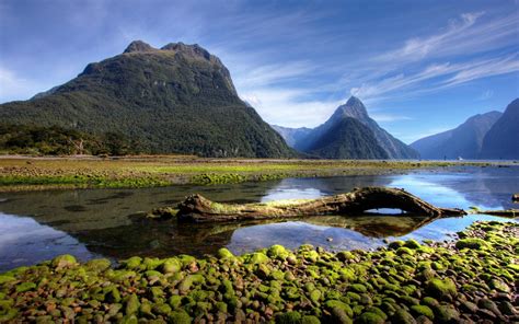 Milford Sound New Zealand Hd Wallpapers For Laptop Widescreen Free Download