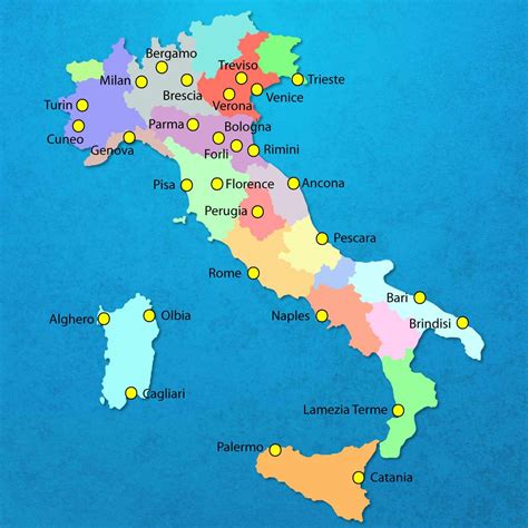 Airports In Rome Italy Map