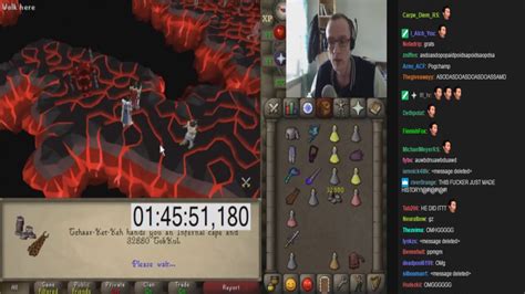Osrs Breaking Woox Got The Inferno Cape Youtube