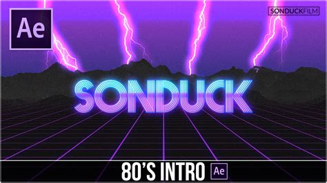 Immediately capture your audience's attention with after effects. After Effects Tutorial: 80's Style Retro Intro | SonduckFilm