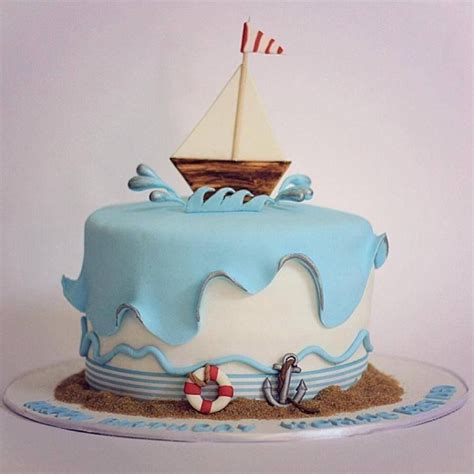 Sail With Me Cake Boat Cake Nautical Cake Sailboat Cake