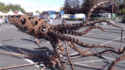 Mechateuthis Mechanical Squid At Maker Faire Bay Area Youtube