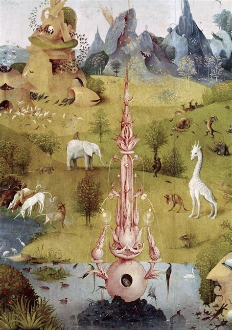 HIERONYMUS BOSCH GARDEN OF EARTHLY DELIGHTS DETAIL 2