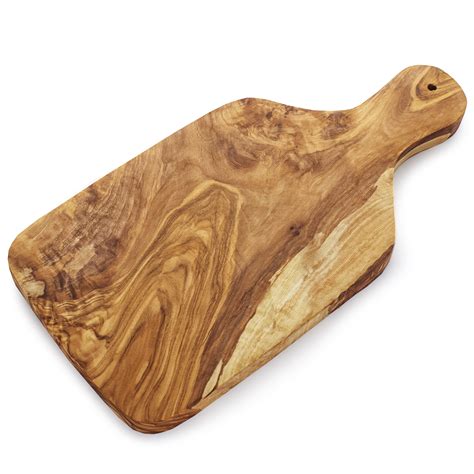 Natural Wooden Cutting Board For Serving Or Food Prep Genuine Olive