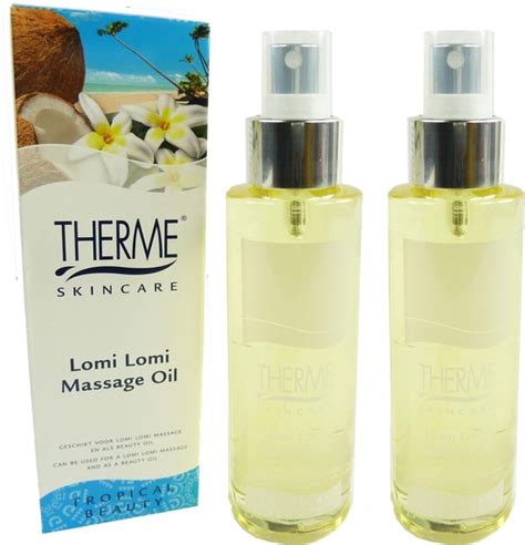 Therme Skincare Lomi Lomi Massage Oil Body Care Wellness Multipack