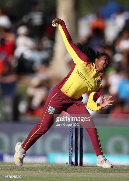 Afy Fletcher Of West Indies In Bowling Action During The Icc Women S News Photo Getty Images