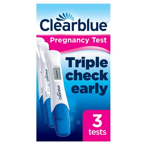 Buy Clearblue Pregnancy Test Ultra Early Triple Check Combo Pack