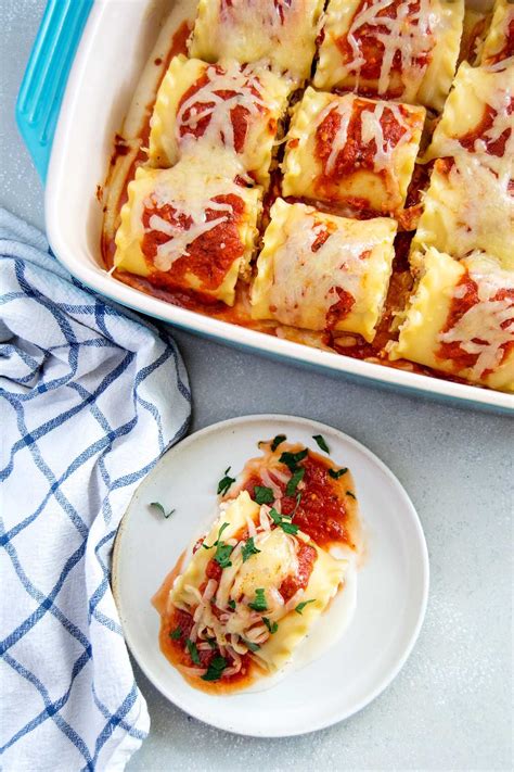 Roasted Red Pepper And Boursin Chicken Lasagna Roll Ups Culinary Cool