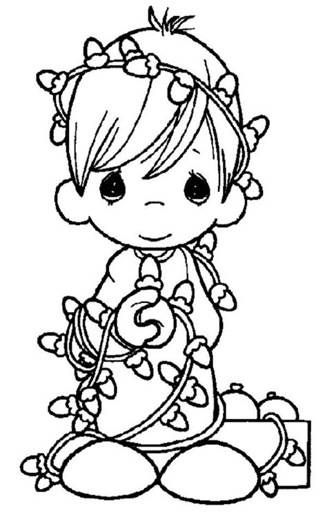 It develops fine motor skills, thinking, and fantasy. Precious Moments Coloring Pages Christmas - Coloring Home