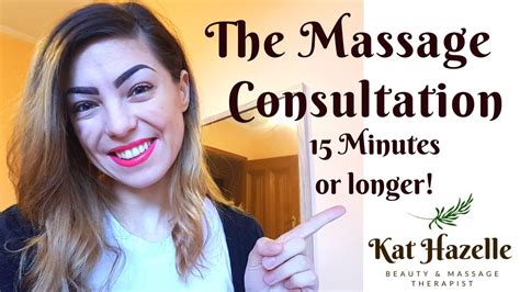 How To Conduct A Detailed Pre Massage Consultation For Remedial Sports Or Massage Therapists