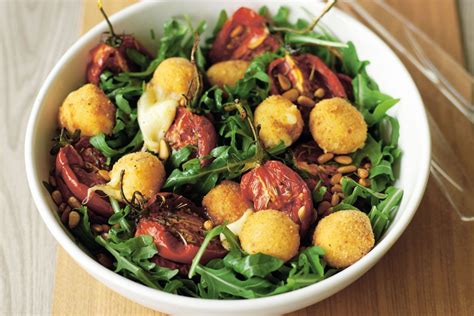 Crumbed Bocconcini And Roast Tomato Salad Recipes Au