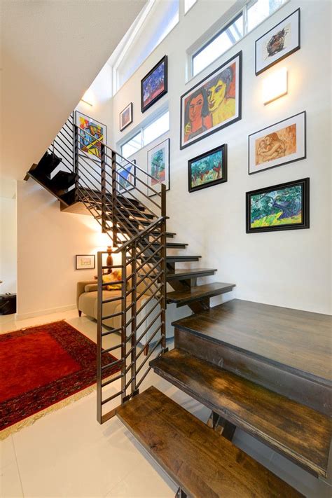 15 Outstanding Mid Century Modern Staircase Designs Modern Stair