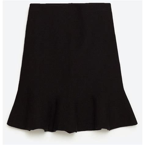 Falda Punto Ver Todo Faldas Mujer Zara España €41 Liked On