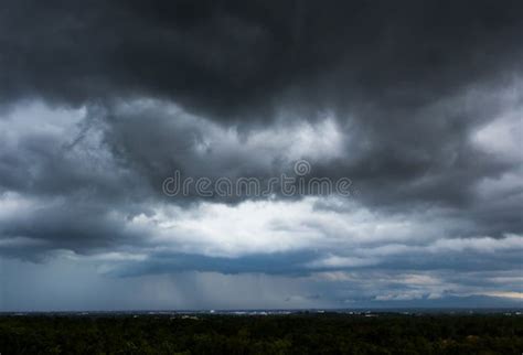 Beautiful Rain Clouds And Gloomy Sky Stock Photo Image Of Outdoor
