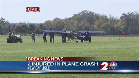 Bystanders Drag 2 From Fiery Plane After Crash In New Carlisle Youtube