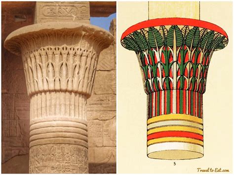 Papyrus Campaniform Or Inverted Bell Capital Temple Of Is Flickr