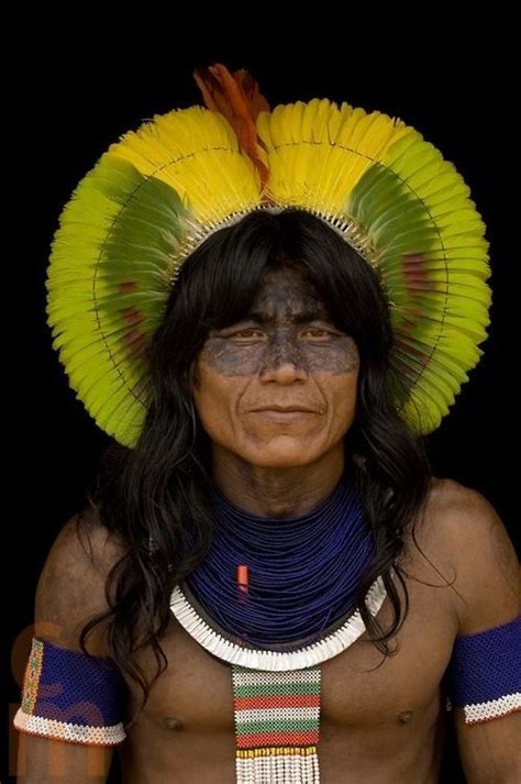 kayapo warrior ~ the kayapo tribe lives alongside the xingu river in the eastern part of the