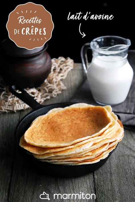 Pâte à crêpe avec du lait davoine Recette