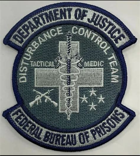 Vintage Doj Federal Bureau Of Prisons Patch 800 Picclick