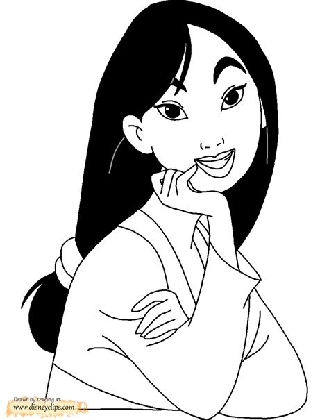Princess Mulan Coloring