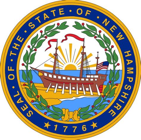 Seal Of The State Of New Hampshire New Hampshire Hampshire State