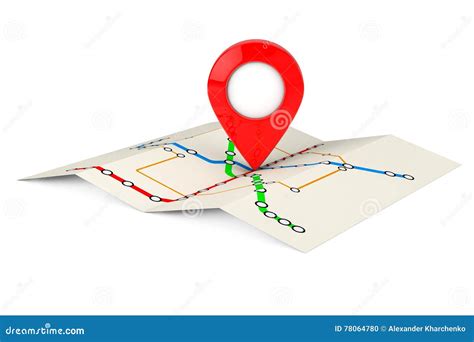 Abstract Subway Map Cartoon Vector 24244605