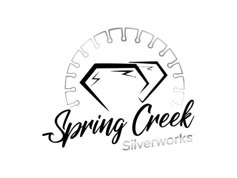 Spring Creek Silverworks Logo Design 48hourslogo