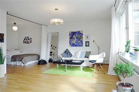 Adorable And Functional One Room Apartment In Stockholm