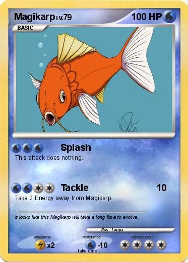 Pokémon Magikarp 184 184 Splash My Pokemon Card