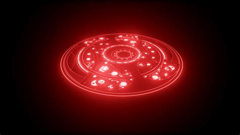 Red Magic Circle | Magic circle, Circle, Sacred geometry