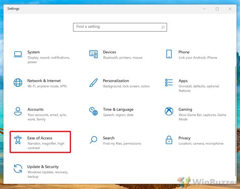 Windows 10 Ease Of Access Accessibility Setting Explained Integer Images
