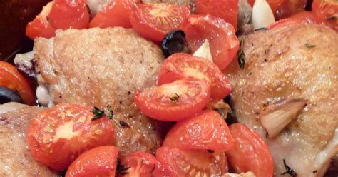 Lancashire Food Baked Chicken With Tomatoes And Olives For Nigel
