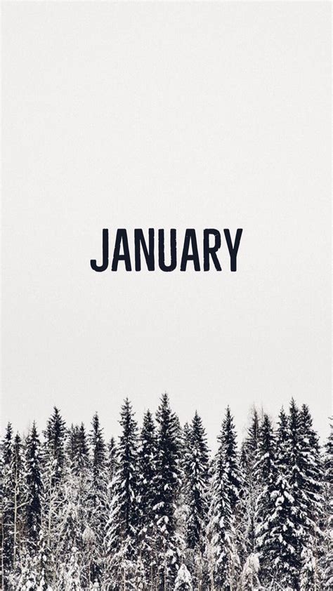 January Wallpaper January Wallpaper Iphone Wallpaper Winter Month