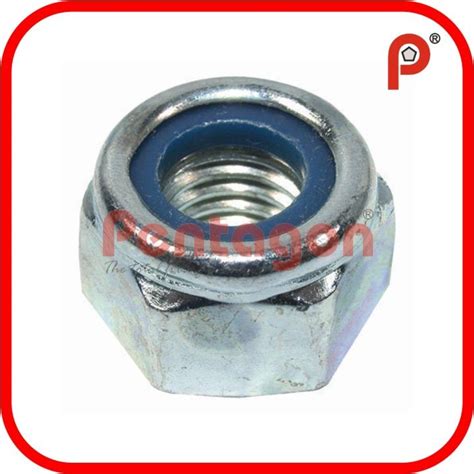 Pentagon Stainless Steel 202 And 304 Ss Nylock Nut Size M4 M5 M6 M8