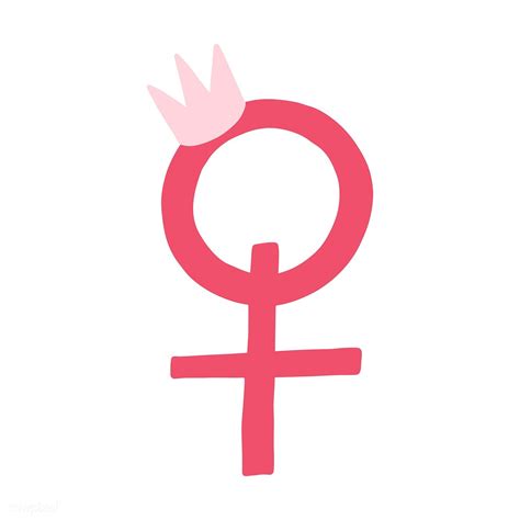 Download Premium Vector Of Pink Female Gender Symbol Vector By Aum